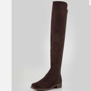 Stuart Weitzman 5050 Over the Knee Boot - Cola - Size 9 - NWT